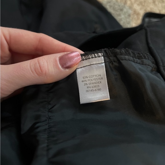 2 Pair Christopher & Banks Dress Pants Size 12 Short Brown & Black Straight leg - Picture 11 of 12